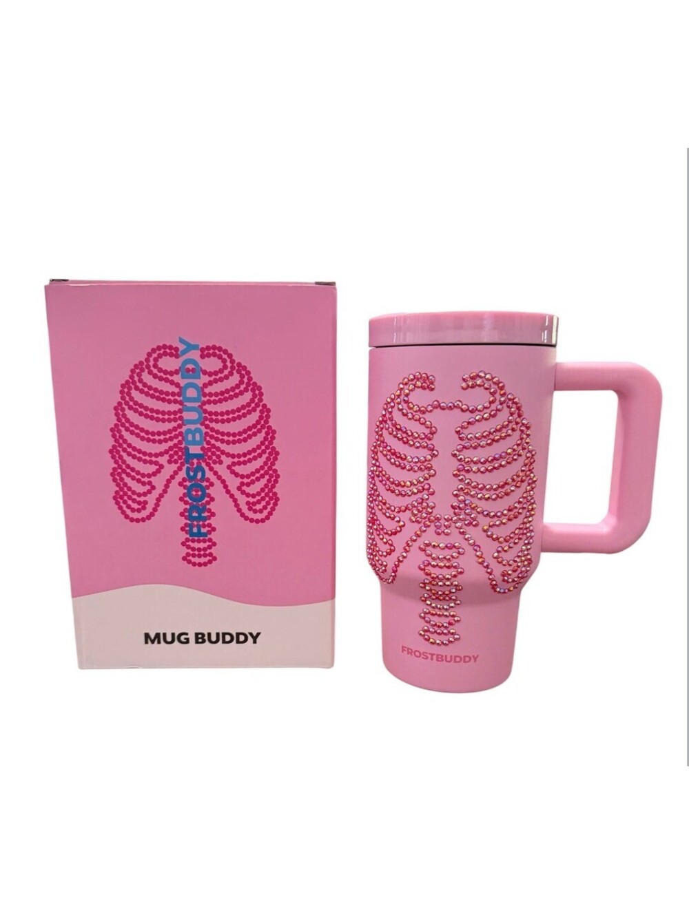Frost Buddy Mug Buddy - Pink Skeleton (356)